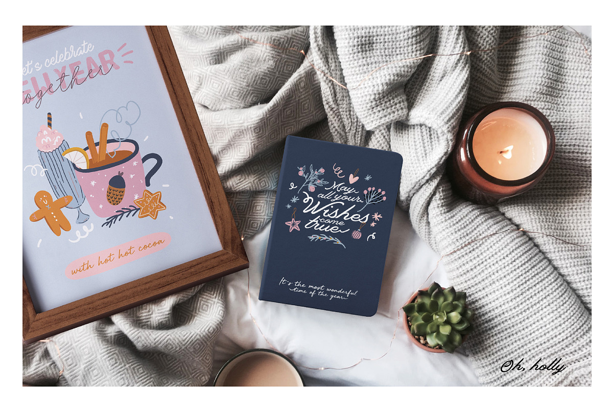 Cute Christmas & New Year BUNDLE, a Seasonal Illustration by Ruslana Lubenets (Photo 76 of 104)