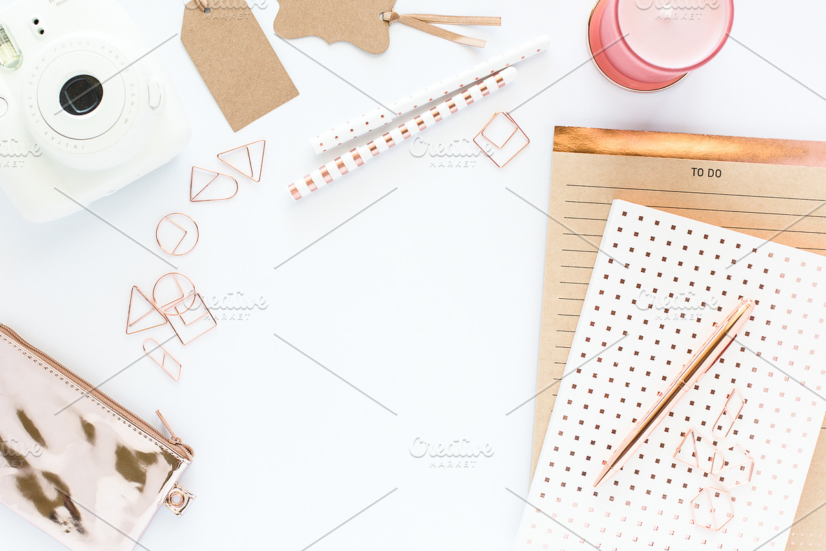 Stock Mini Bundle - Rose Gold Office, a Photo by Savvy Stock Shop (Photo 2 of 4)
