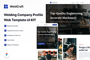 WeldCraft - Welding Company Profile, an UI Kit Template by miawmiaw (Thumbnail 1 of 12)