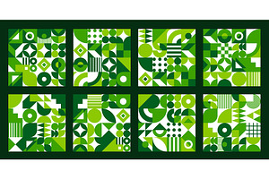 Geometric environment ecology Bauhau, an Illustration by Buch&Bee