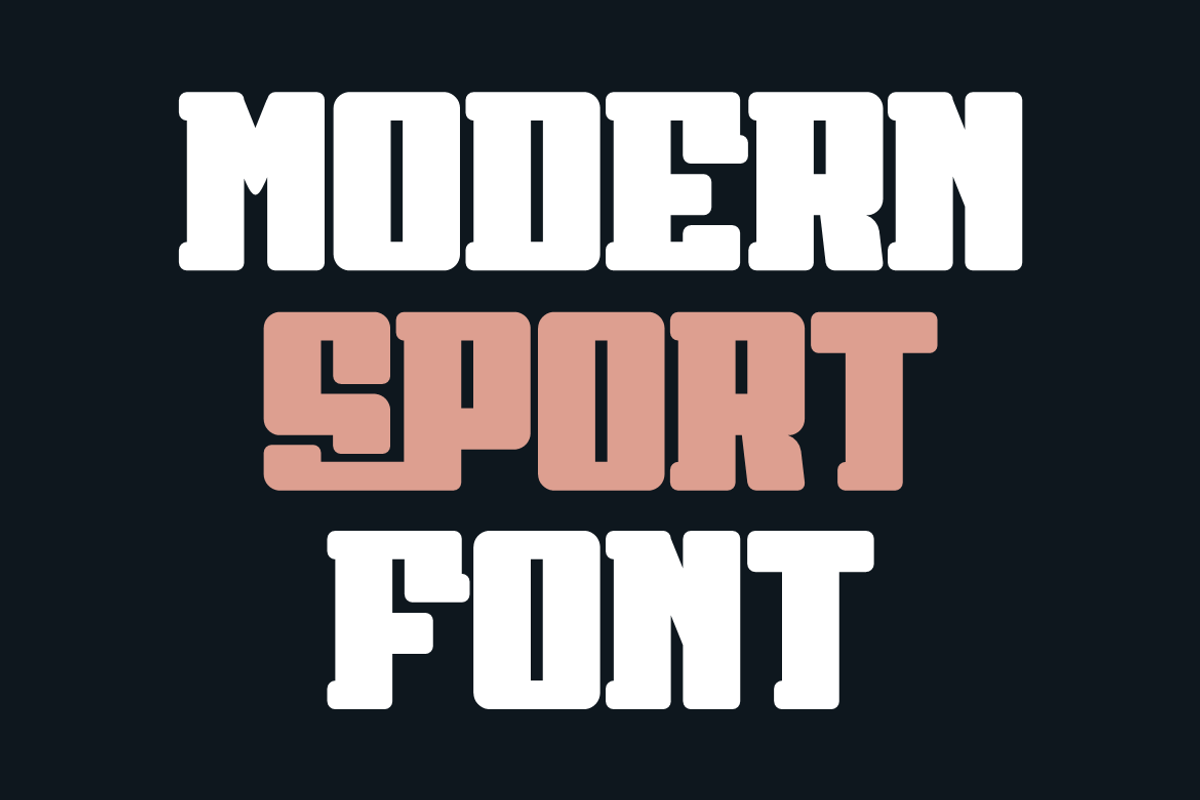 Sport Sobenor, a Sans Serif Font by QR Design Studio (Photo 2 of 7)