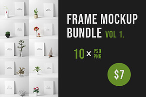 Frame Mockup Bundle Vol. 1