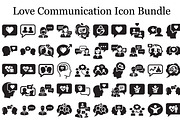 Love Communication Icon Bundle, a Graphic by musafir_fashion (Thumbnail 1 of 12)