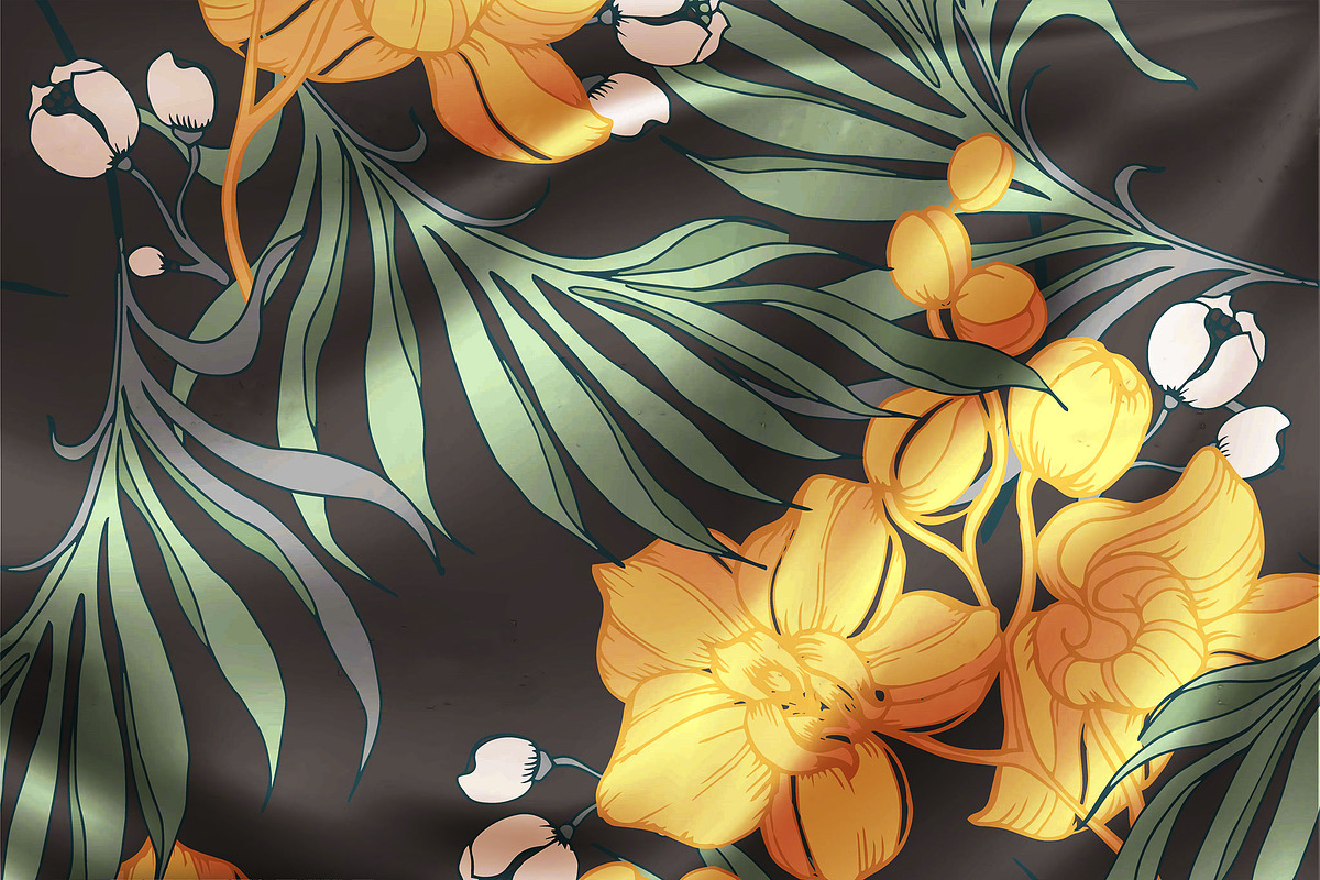 12JPG/EPS Tropical Seamless pattern, a Pattern Graphic by Theraphosath (Photo 4 of 9)