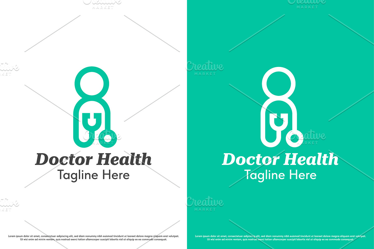 Doctor Health Logo Design Template, a Branding & Logo Template by Morvana Crew (Photo 1 of 2)