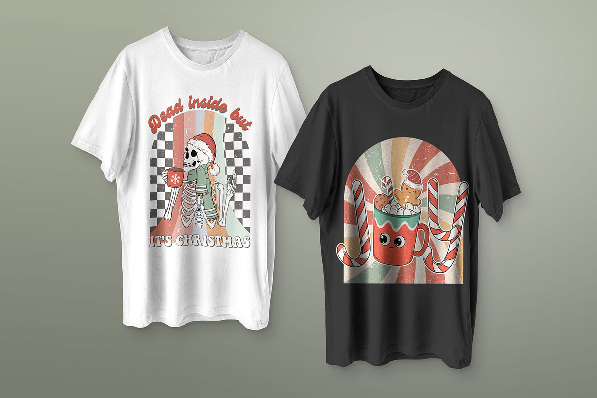 Retro Western Christmas Bundle PNG, an Illustration by ROJI CREATOR (Photo 4 of 7)