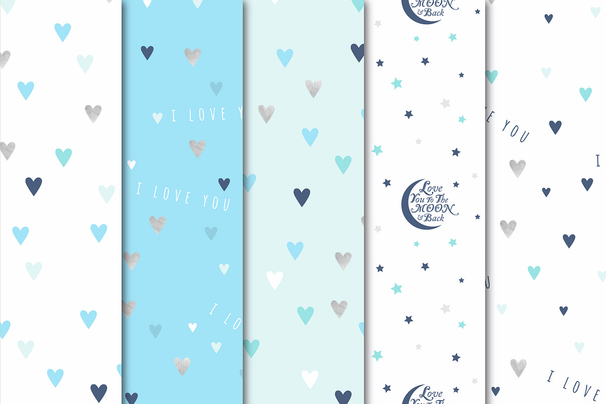 Digital Paper I love you Set 03 preview 2