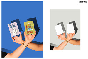 SET 1:1.41 Greeting Card Mockups