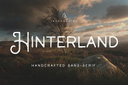 Hinterland - Handcrafted Sans-Serif, a Font by Aurora Graphics (Thumbnail 1 of 5)