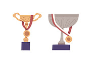 Cups and medals, trophies set, an Object Illustration by Good Studio (Thumbnail 2 of 3)
