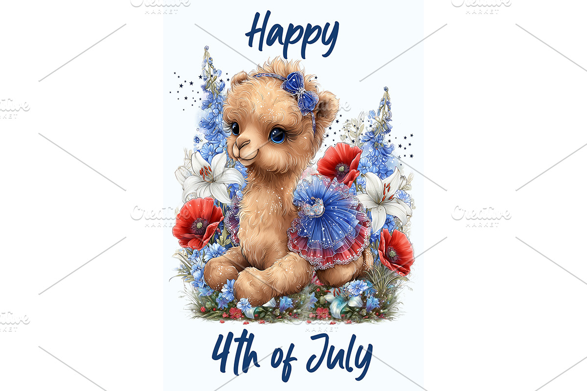 Cute Camel Art for Kids Room Decor, an Animal Illustration by Art Paradise Studios