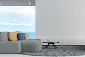 Modern loft living room 