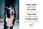 Lazydog Kids Font, a Script Font by JuliyArt (Thumbnail 8 of 9)