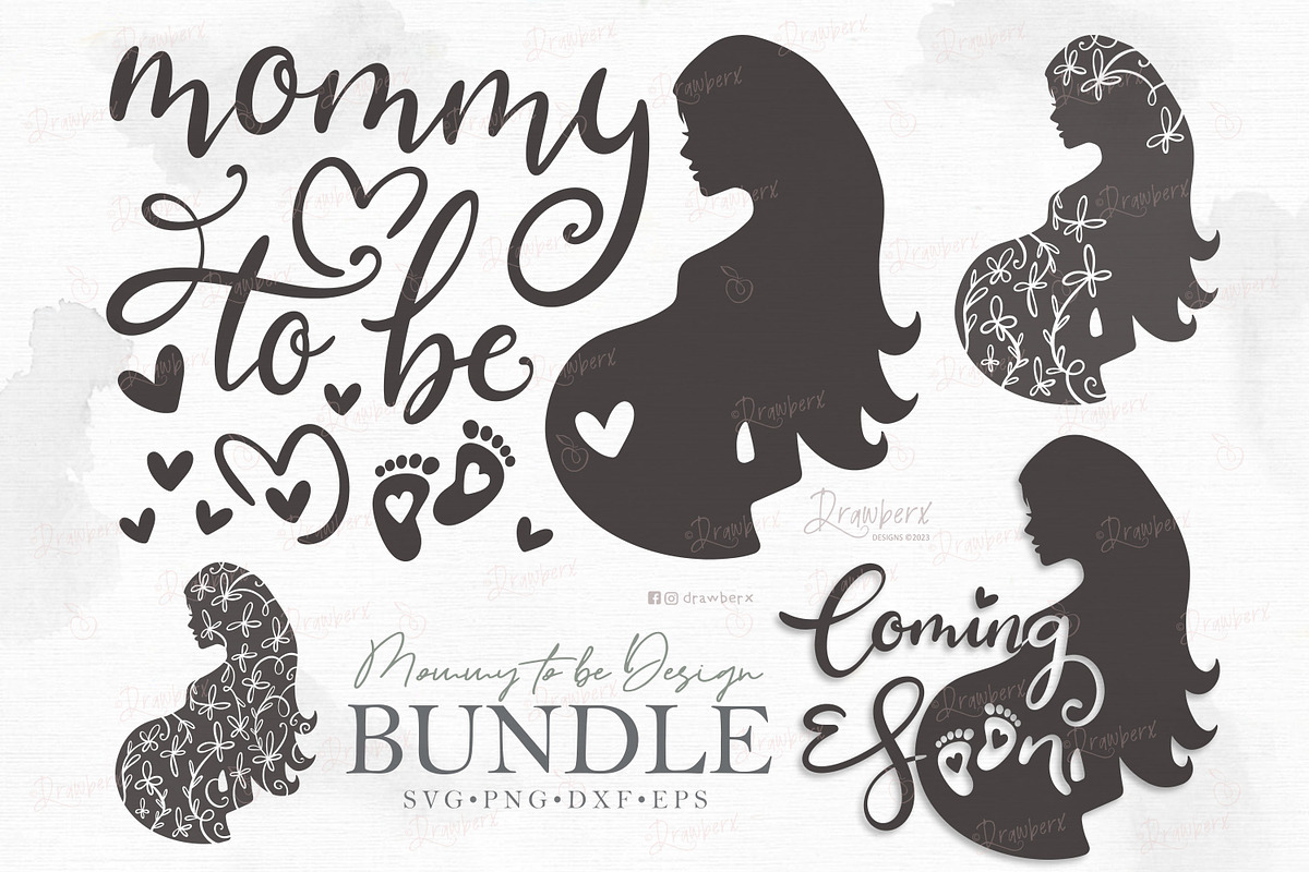 Mom to Be Svg, Pregnancy 014 015, a Graphic by Drawberx (Photo 2 of 12)