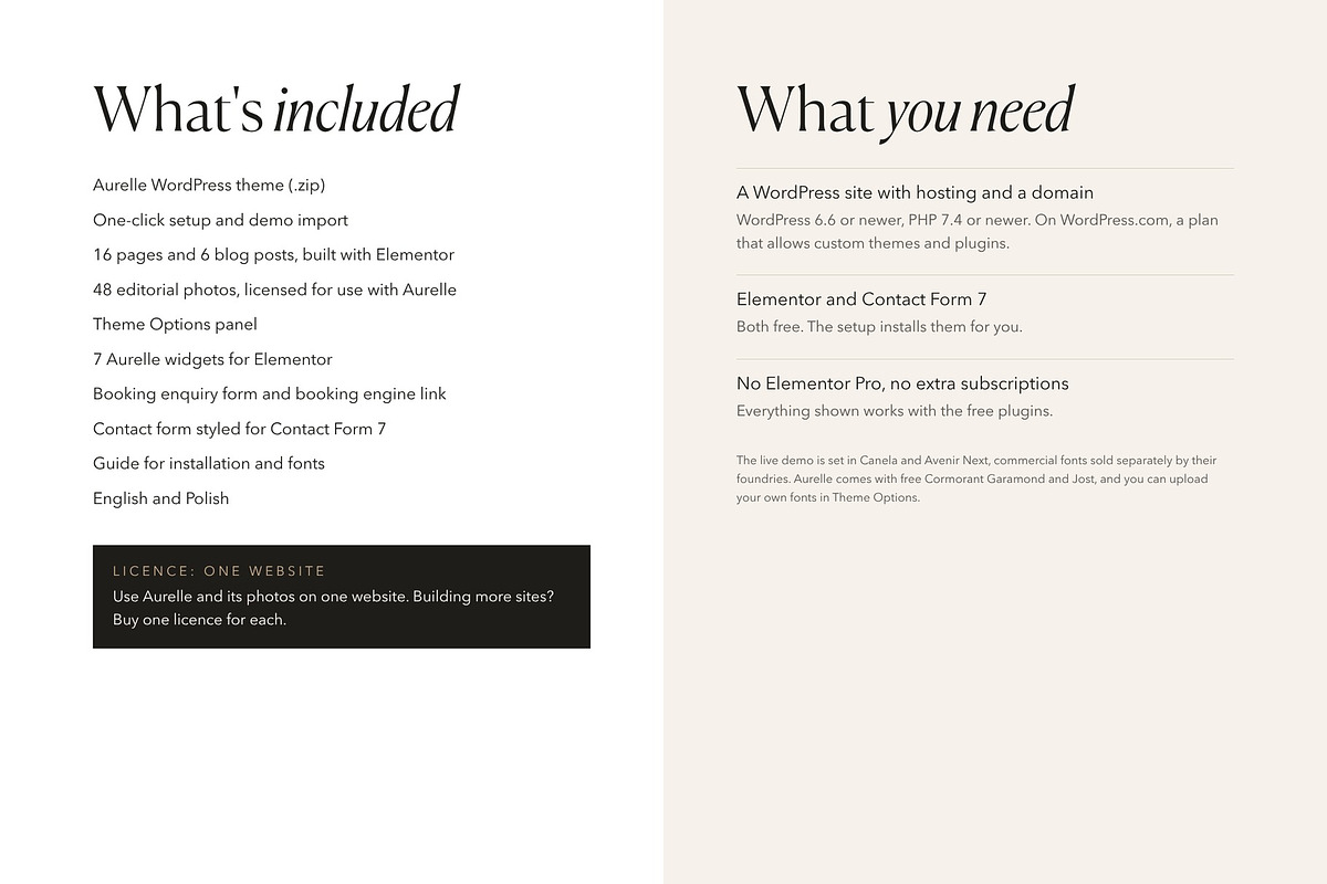 Aurelle Luxury Hotel & Resort Theme, a WordPress Template by Tomasz Ganclerz (Photo 11 of 18)