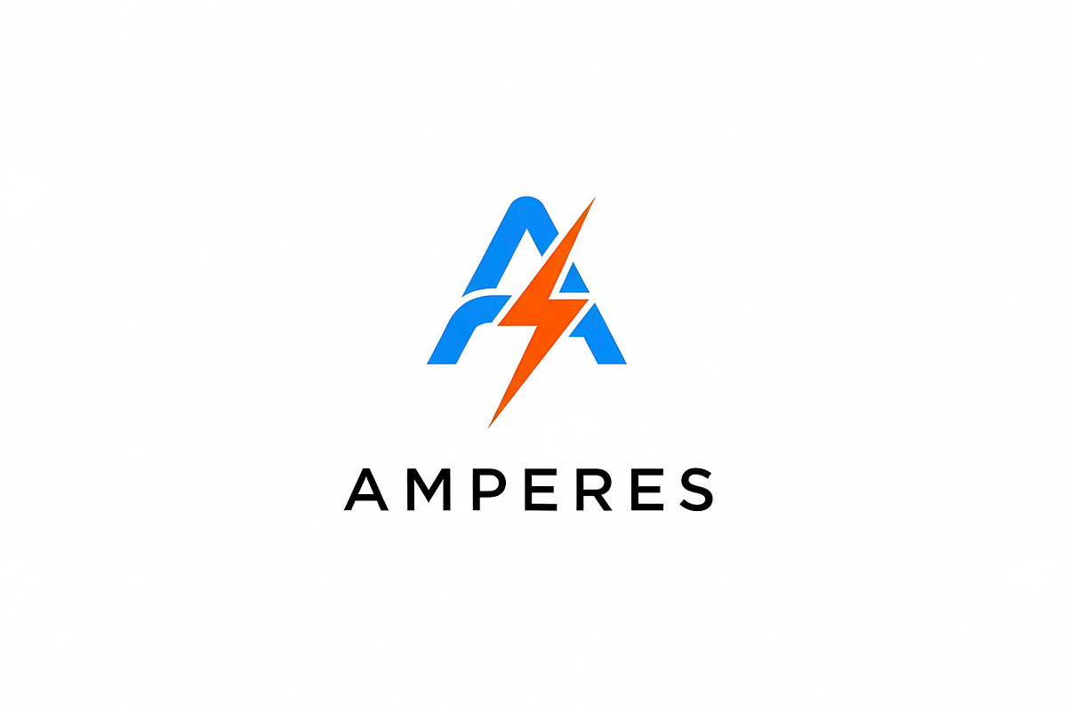 Modern Ampere Logo, a Branding & Logo Template by Logocreative (Photo 2 of 2)