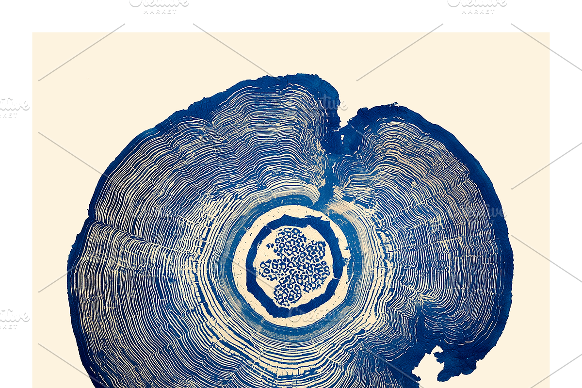 Natt Collection · Organic Tree Rings, a Texture Illustration by milatovar (Photo 12 of 19)