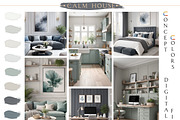 BM Calm House Home Paint Palette, a Presentation Template by CONCEPT COLORS (Thumbnail 3 of 9)