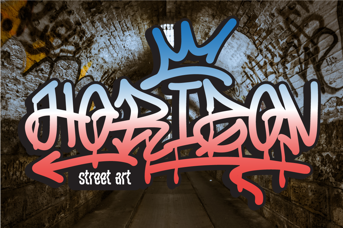 Step Better Graffiti Tags, a Font by Ronny Studio (Photo 6 of 9)
