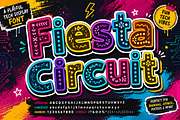 Fiesta Circuit, a Slab Serif Font by Wow Magic (Thumbnail 1 of 5)