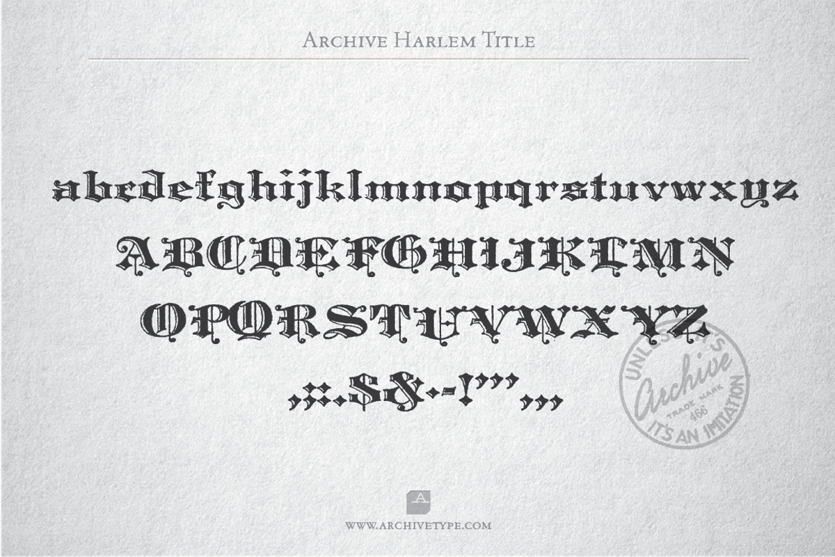 Archive Harlem Title preview 3