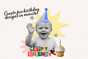 Party time - Creative Collage set, an Object Graphic by DreamoraArt (Thumbnail 4 of 8)