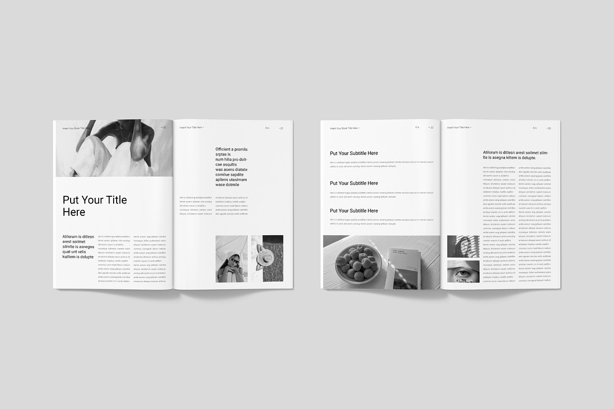 Book Title Layout Design Template, a Brochure Template by ElvinPrint (Photo 7 of 26)