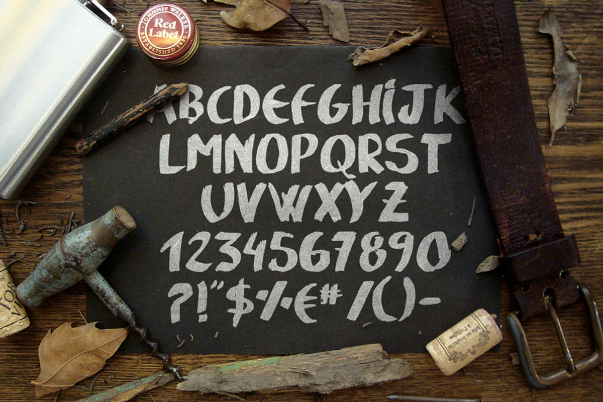 Shandala Brush Typeface preview 2