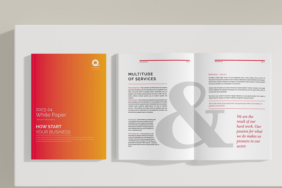 White Paper Template Word, a Brochure Template by obidullah_01 (Photo 5 of 8)