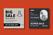 Fashion Sale Social Media Post, a Social Media Template by MightyDesign (Thumbnail 3 of 8)