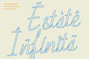 CS Blushing Dashed, a Script Font by Craft Supply Co. (Thumbnail 7 of 8)