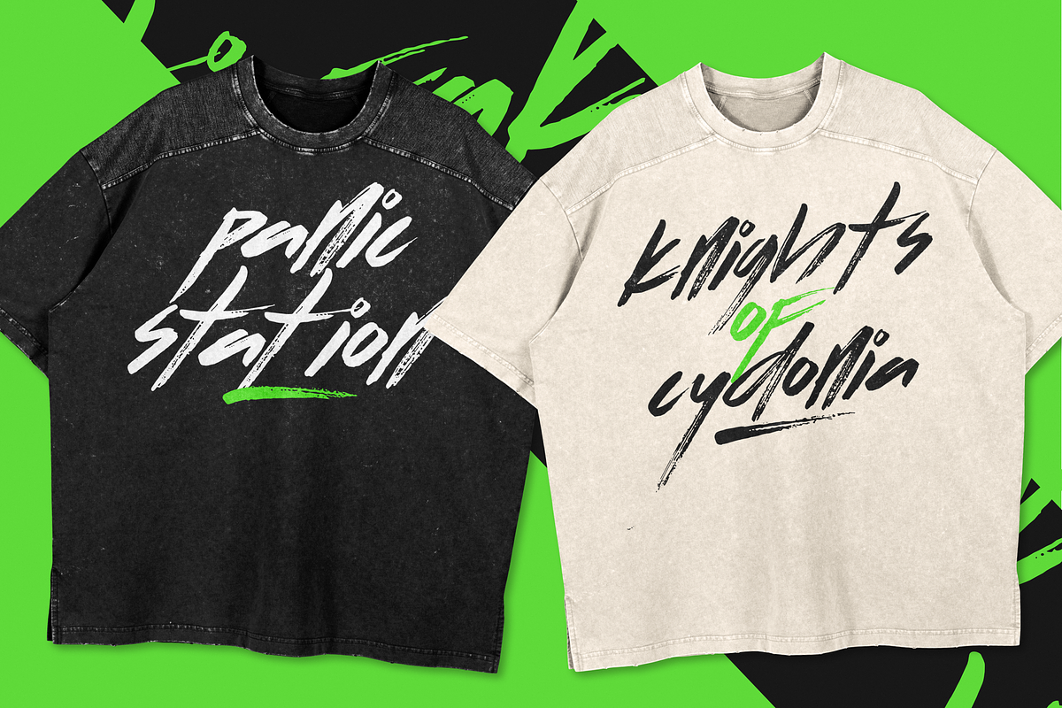 Flow | Experimental Brush Font, a Handwritten Font by Ardana Creative (Photo 3 of 16)