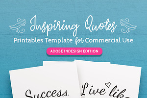 Inspiring Quotes Printables Template