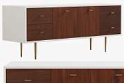 Joybird Aaro Small Media Console, a Furniture 3D Model by 3dmitruk (Thumbnail 1 of 10)