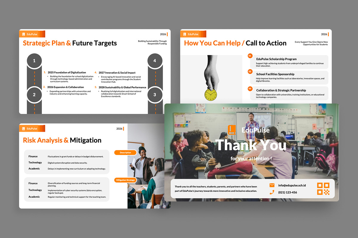 School Annual Report PowerPoint preview 4
