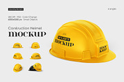 Construction Safety Helmet Mockup, a Hat Mockup by Country4k (Thumbnail 1 of 4)