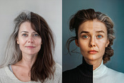 86 Split faces, a Beauty & Fashion Photo by Handmadefont (Thumbnail 11 of 13)