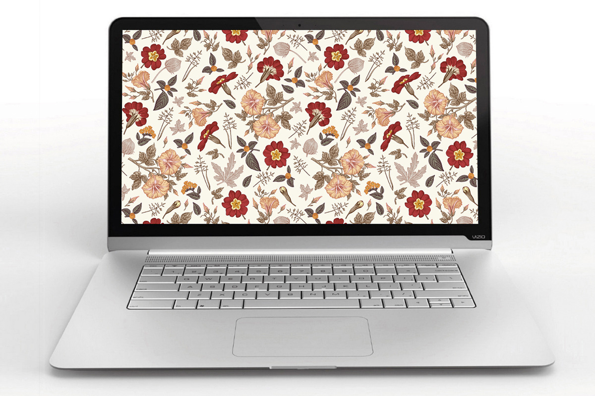 4 Seamless Flowers Primrose Petunia, a Pattern Graphic by Vintage (Photo 15 of 15)