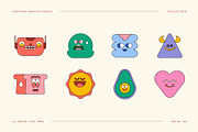 Cartoon Mascot Heads Collection, an Object Graphic by Léo Alexandre (Thumbnail 3 of 16)