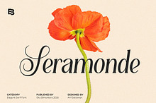 Seramonde; Display Serif Font