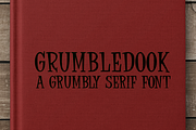 Grumbledook - a grumbly typeface, a Font by Amber Nest Design (Thumbnail 1 of 8)