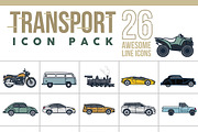 Transport Icon Pack, an Illustration by RSO (Thumbnail 2 of 2)
