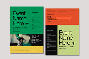 Modern Event Poster Layout