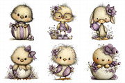 Whimsical Funny Easter Bird Clipart, an Illustration by Daily.Designs (Thumbnail 5 of 7)