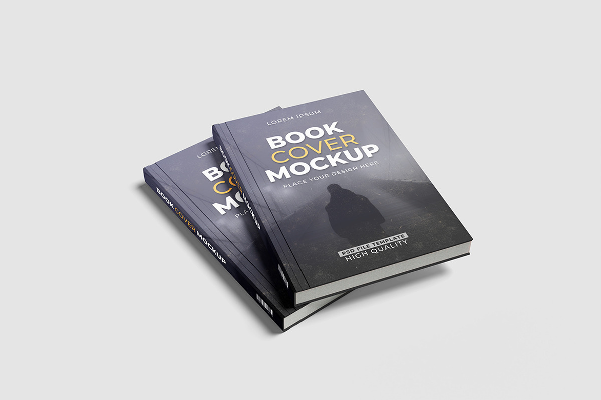 Hardcover Book Mockup, a Books & Magazine Mockup by bimockup