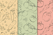 12 Grunge Vegetable Patterns, a Texture Graphic by Daria Volyanskaya (Thumbnail 4 of 5)