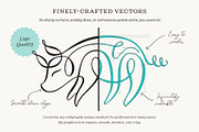 Animal Flourish Icons & Brushes, an Icon by Molly Suber Thorpe (Thumbnail 4 of 11)