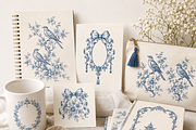Vintage Chinoiserie clipart, a Decorative Illustration by HeavensStar (Thumbnail 9 of 10)