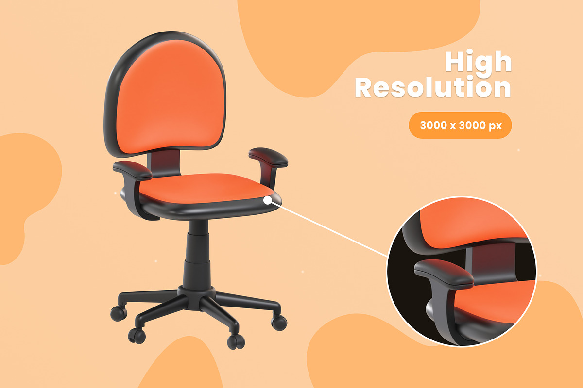 Office & Work 3D Icons, an Object 3D Model by Azam Creative (Photo 3 of 6)
