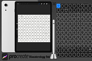 Shields Set 1 Procreate Brush Stamps, a Brush Add-On by Disasterology Ink (Thumbnail 2 of 10)
